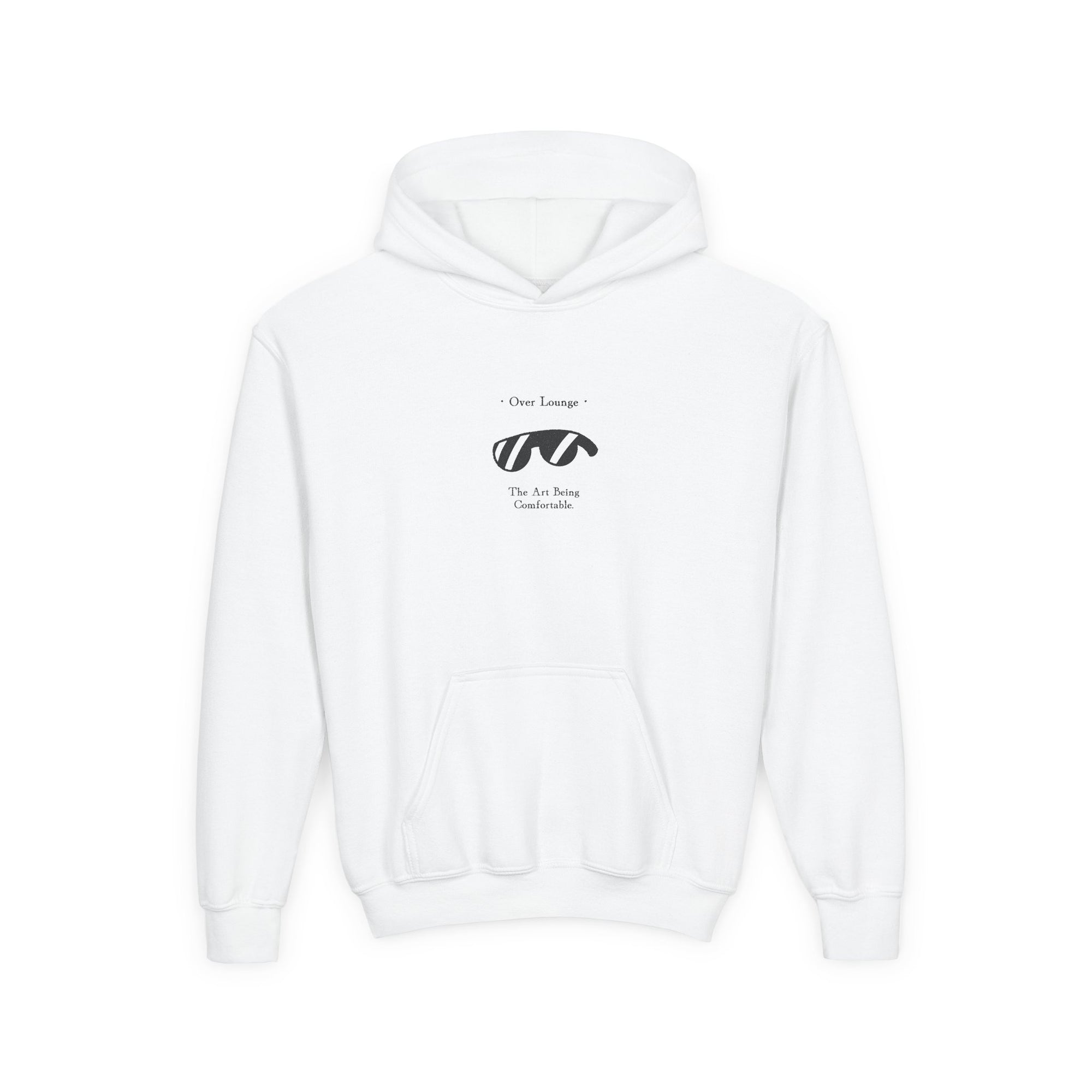 Youth Hoodie - 'Over Lounge' Graphic Kids Pullover