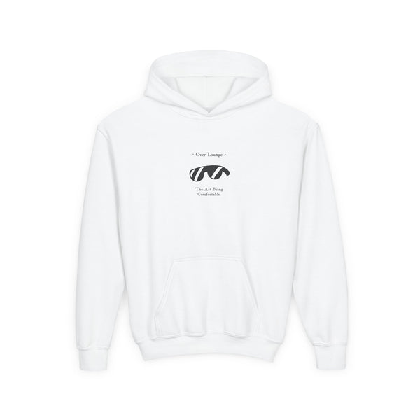 Youth Hoodie - 'Over Lounge' Graphic Kids Pullover