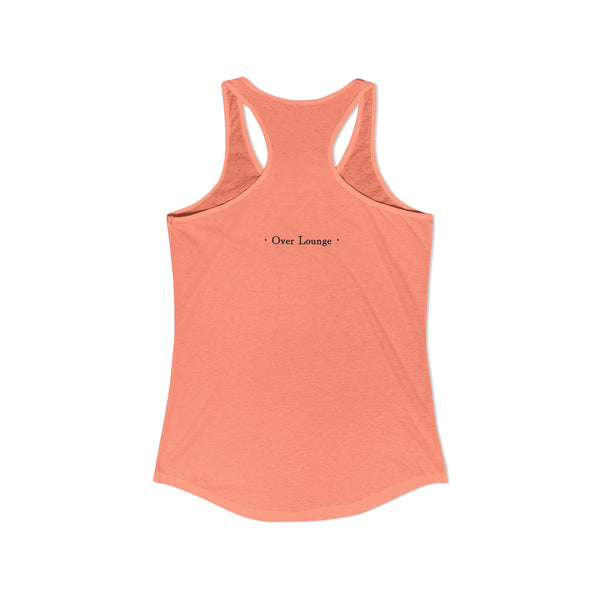 Women's Ideal Racerback Over Lounge Logo Tank