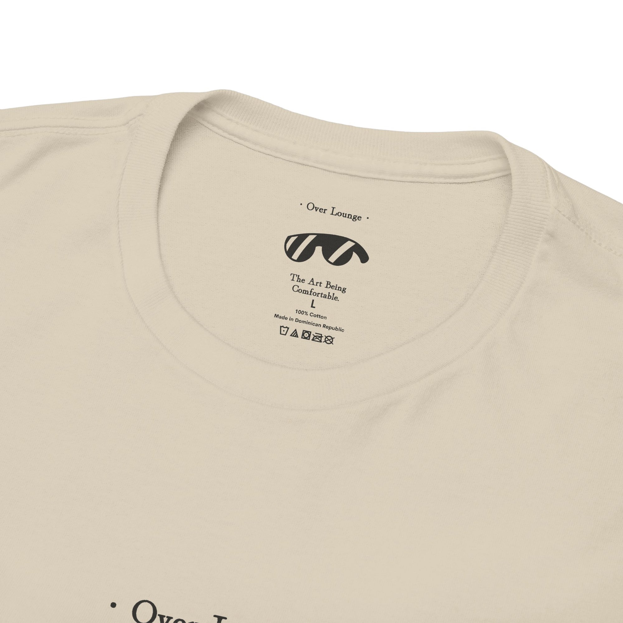 Minimalist "One Lounge" T-Shirt - Unisex White Graphic Tee