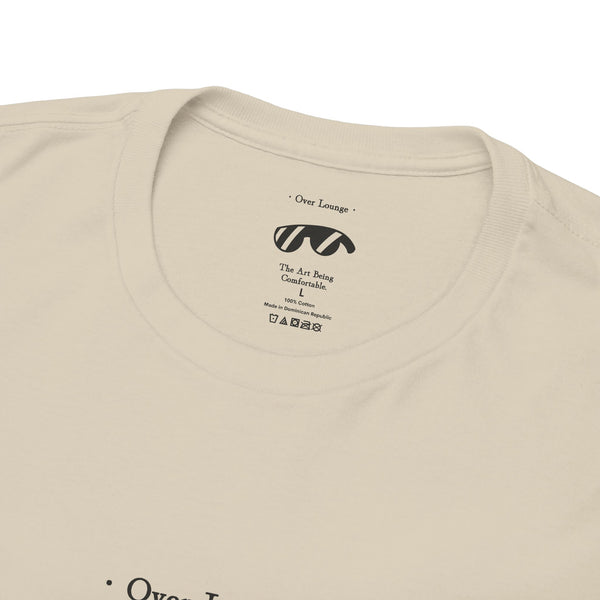 Minimalist "One Lounge" T-Shirt - Unisex White Graphic Tee