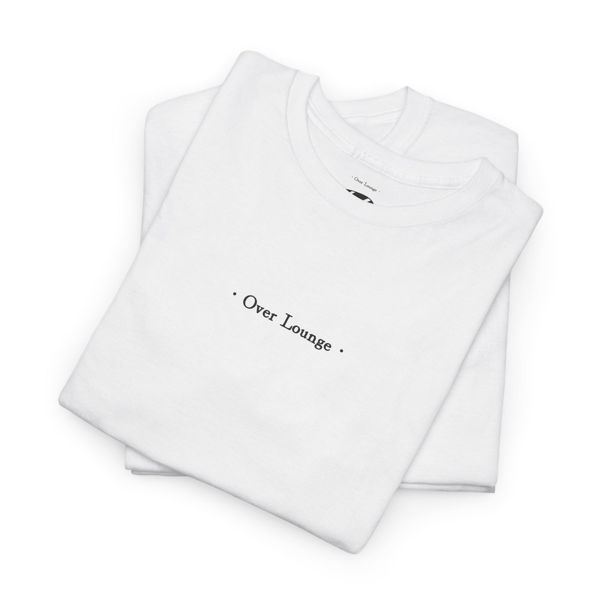 Minimalist "One Lounge" T-Shirt - Unisex White Graphic Tee