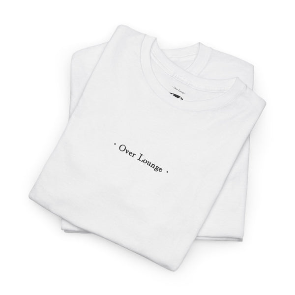 Minimalist "One Lounge" T-Shirt - Unisex White Graphic Tee