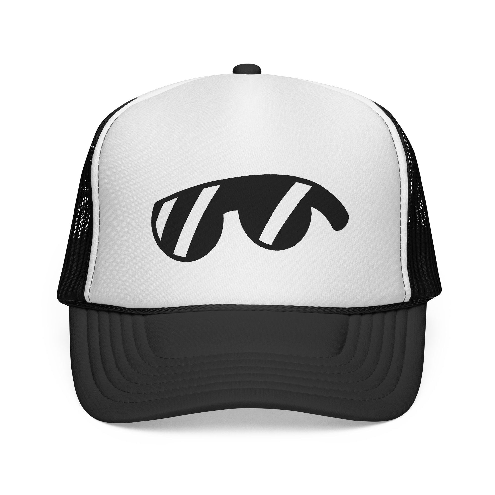 Over Lounge Logo Trucker Cap - Retro Cool Mesh Baseball Hat