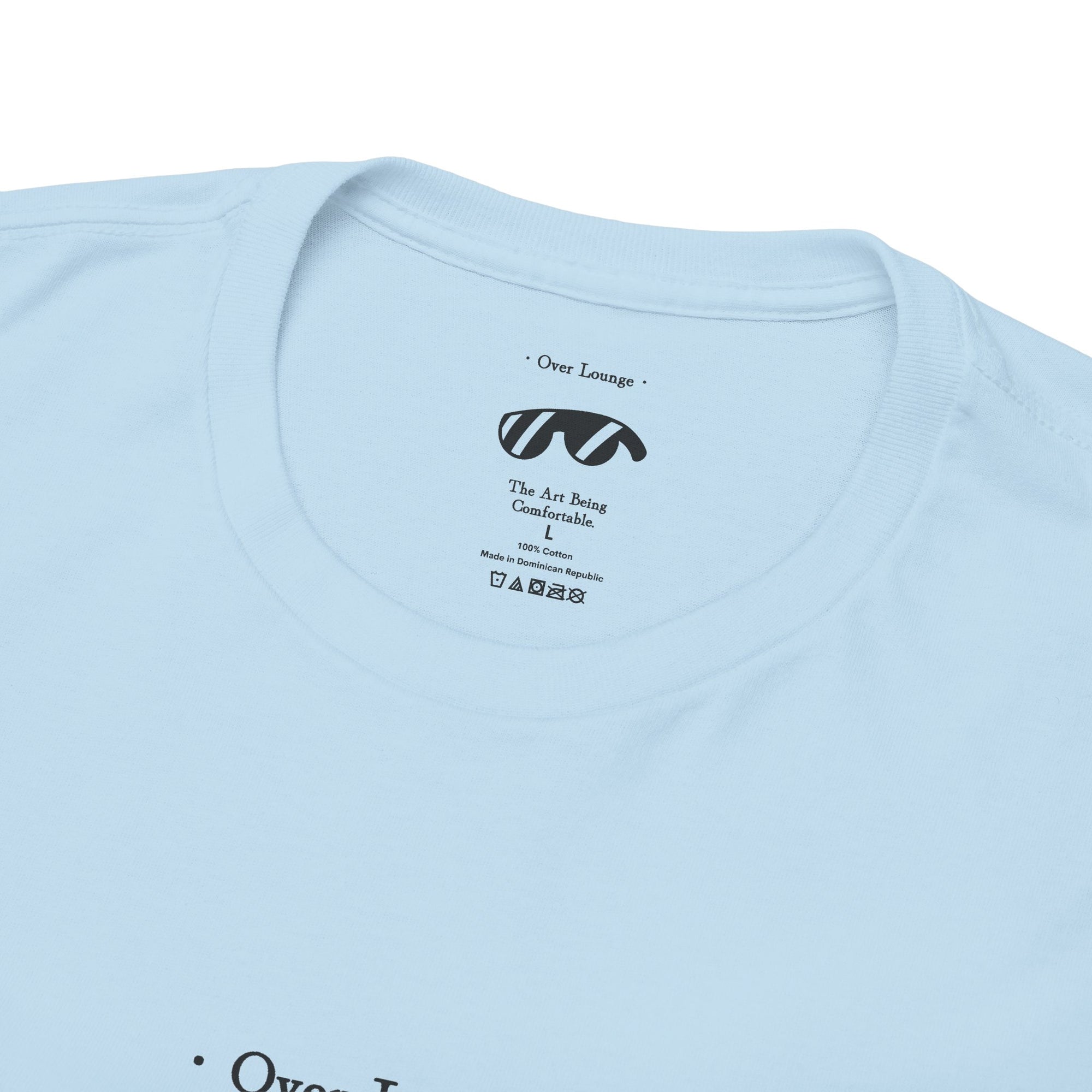 Minimalist "One Lounge" T-Shirt - Unisex White Graphic Tee