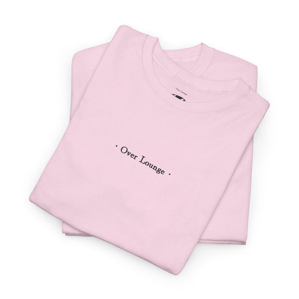 Minimalist "One Lounge" T-Shirt - Unisex White Graphic Tee
