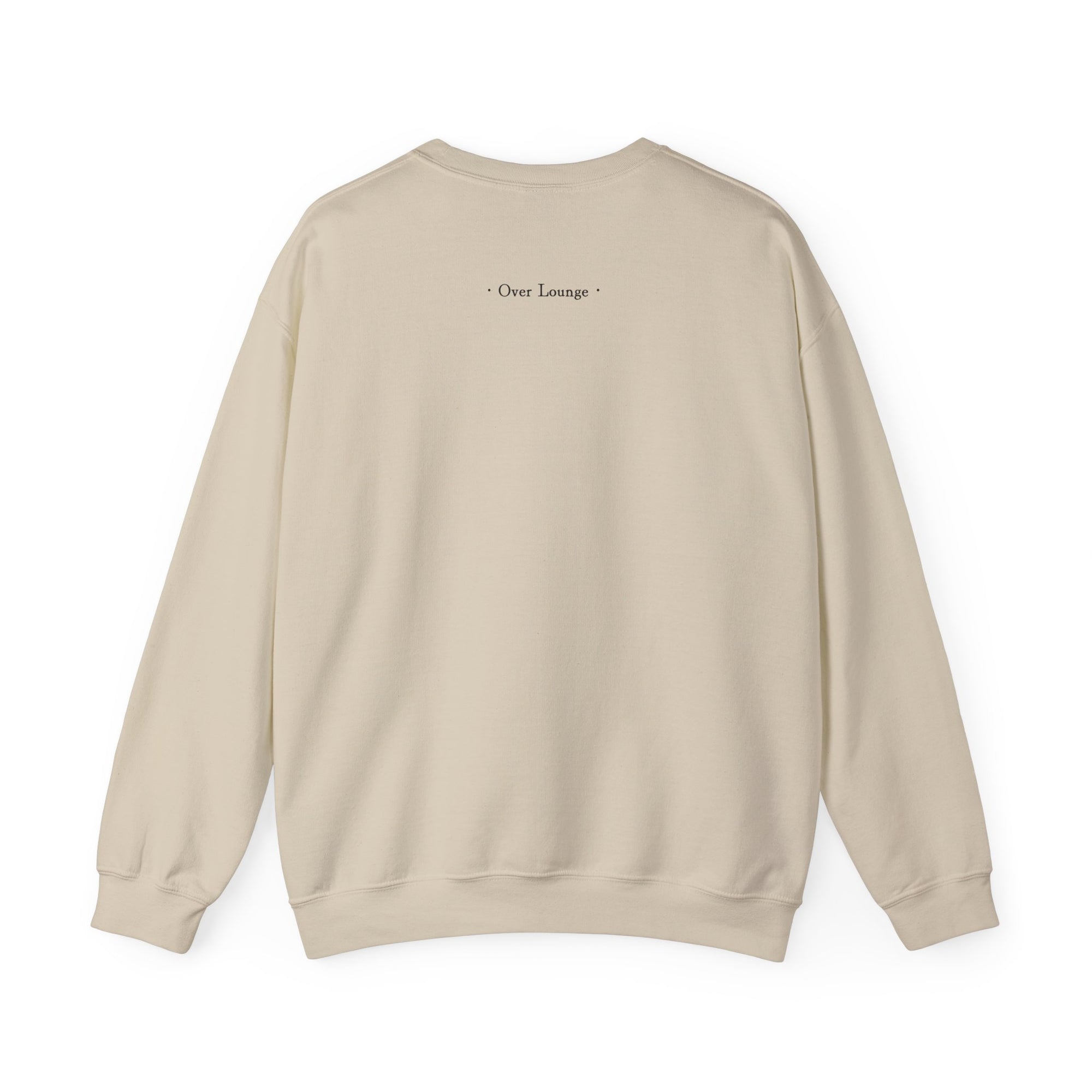 Minimalist 'Over Lounge' Crewneck Sweatshirt