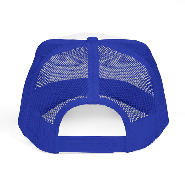 Over Lounge Logo Trucker Cap - Retro Cool Mesh Baseball Hat
