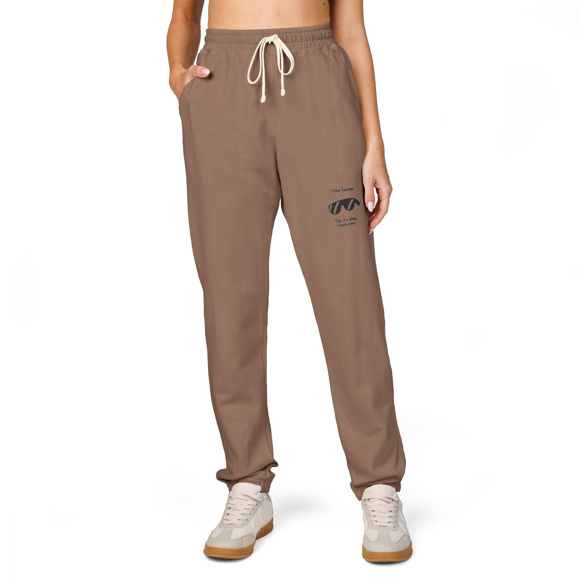 Over Lounge Logo Graphic Cozy Lounge Joggers