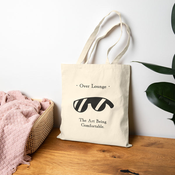 Over Lounge Logo Tote Bag