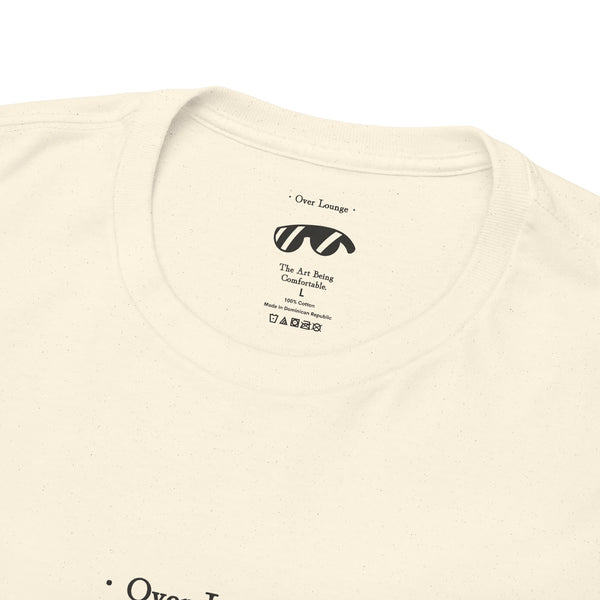 Minimalist "One Lounge" T-Shirt - Unisex White Graphic Tee