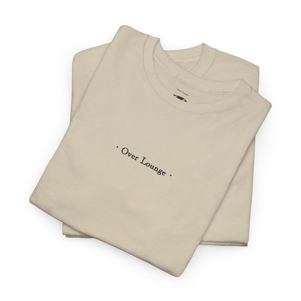 Minimalist "One Lounge" T-Shirt - Unisex White Graphic Tee