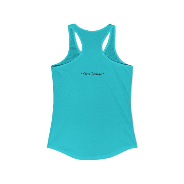 Women's Ideal Racerback Over Lounge Logo Tank