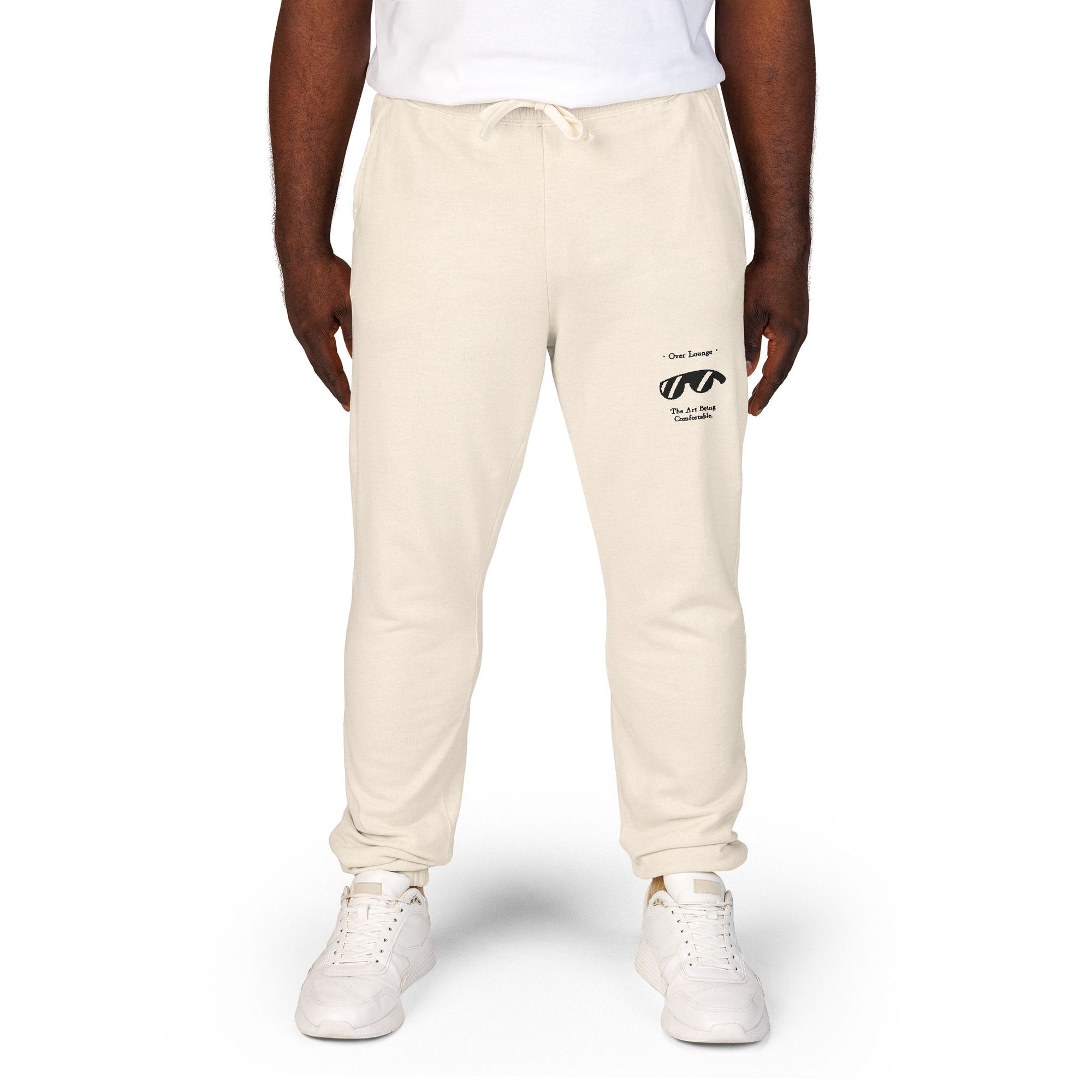 Over Lounge Logo Graphic Cozy Lounge Joggers