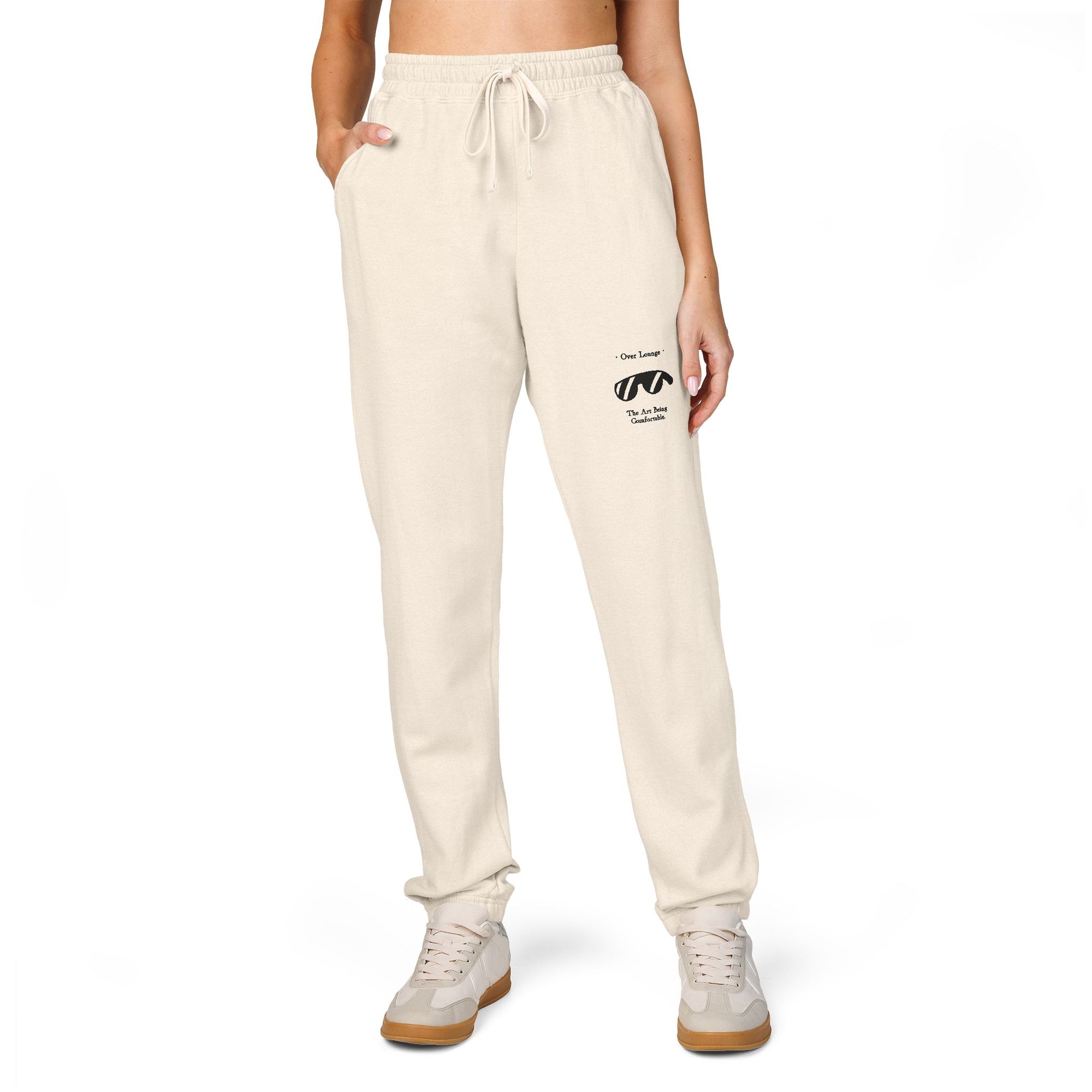 Over Lounge Logo Graphic Cozy Lounge Joggers