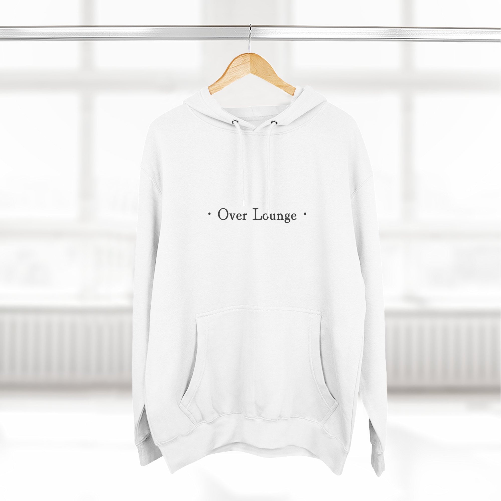 Over Lounge Logo Fleece Hoodie