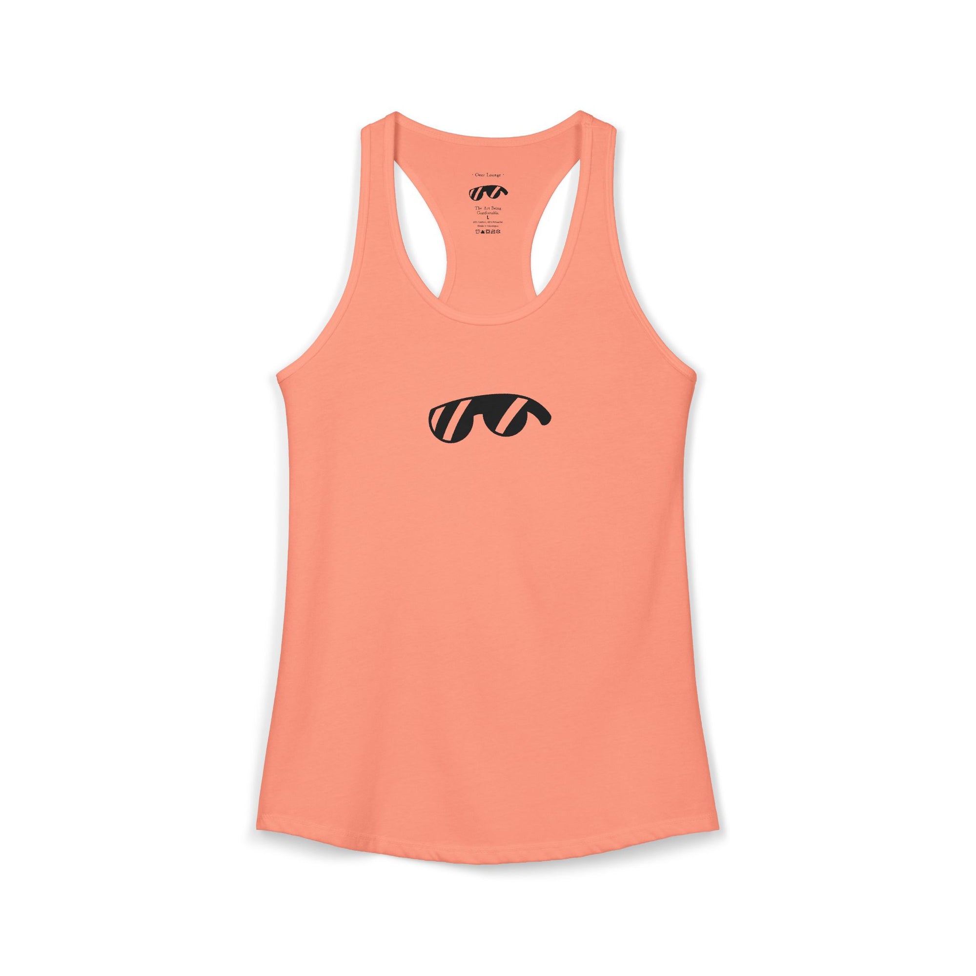 Women's Ideal Racerback Over Lounge Logo Tank