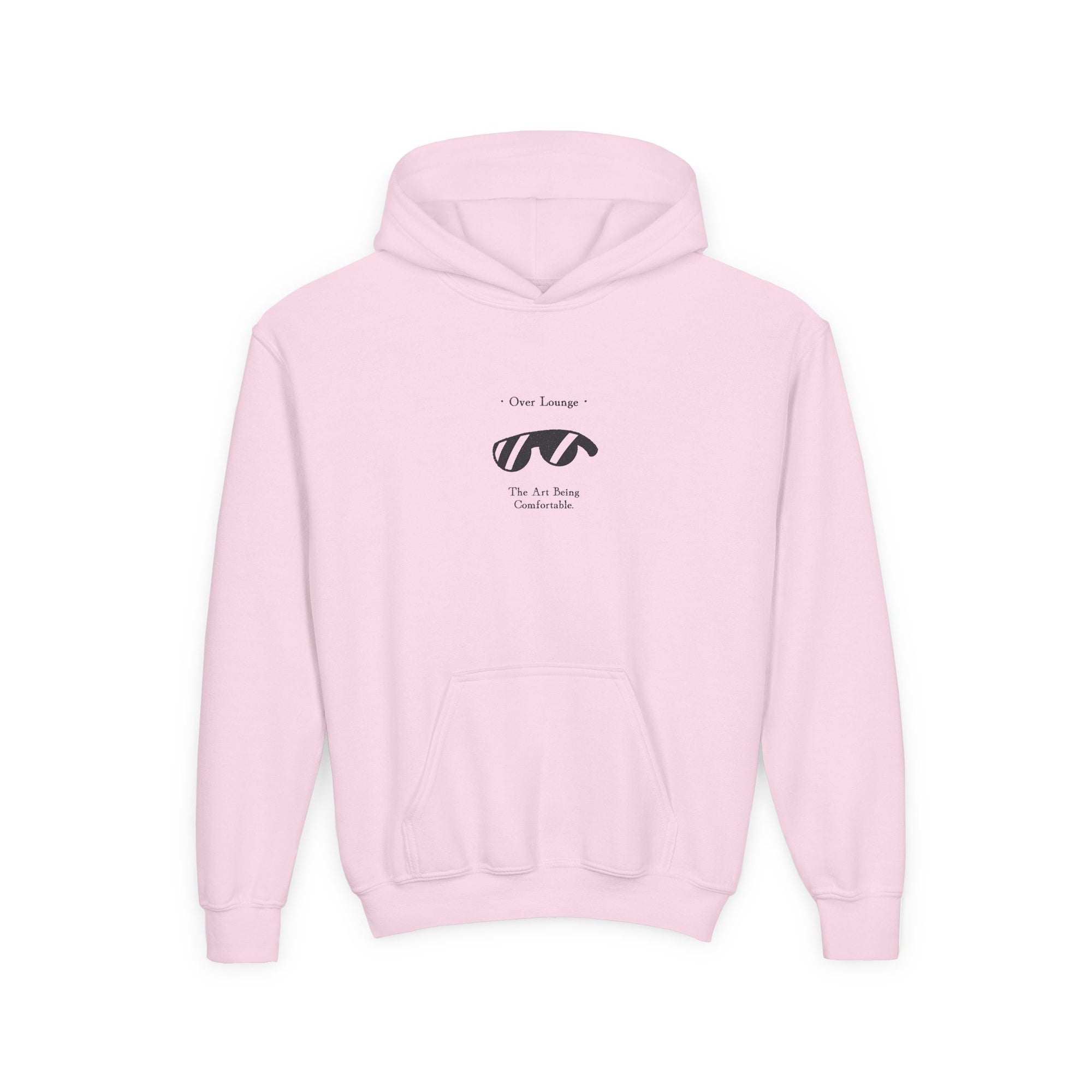 Youth Hoodie - 'Over Lounge' Graphic Kids Pullover