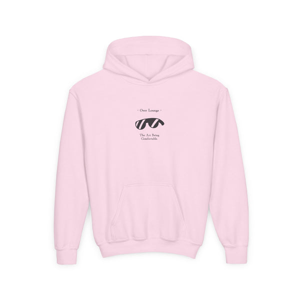 Youth Hoodie - 'Over Lounge' Graphic Kids Pullover