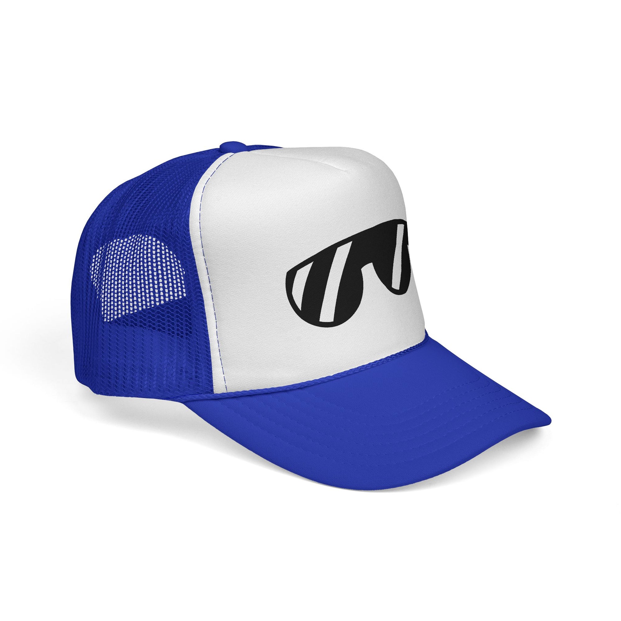 Over Lounge Logo Trucker Cap - Retro Cool Mesh Baseball Hat