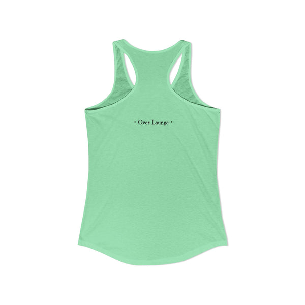 Women's Ideal Racerback Over Lounge Logo Tank