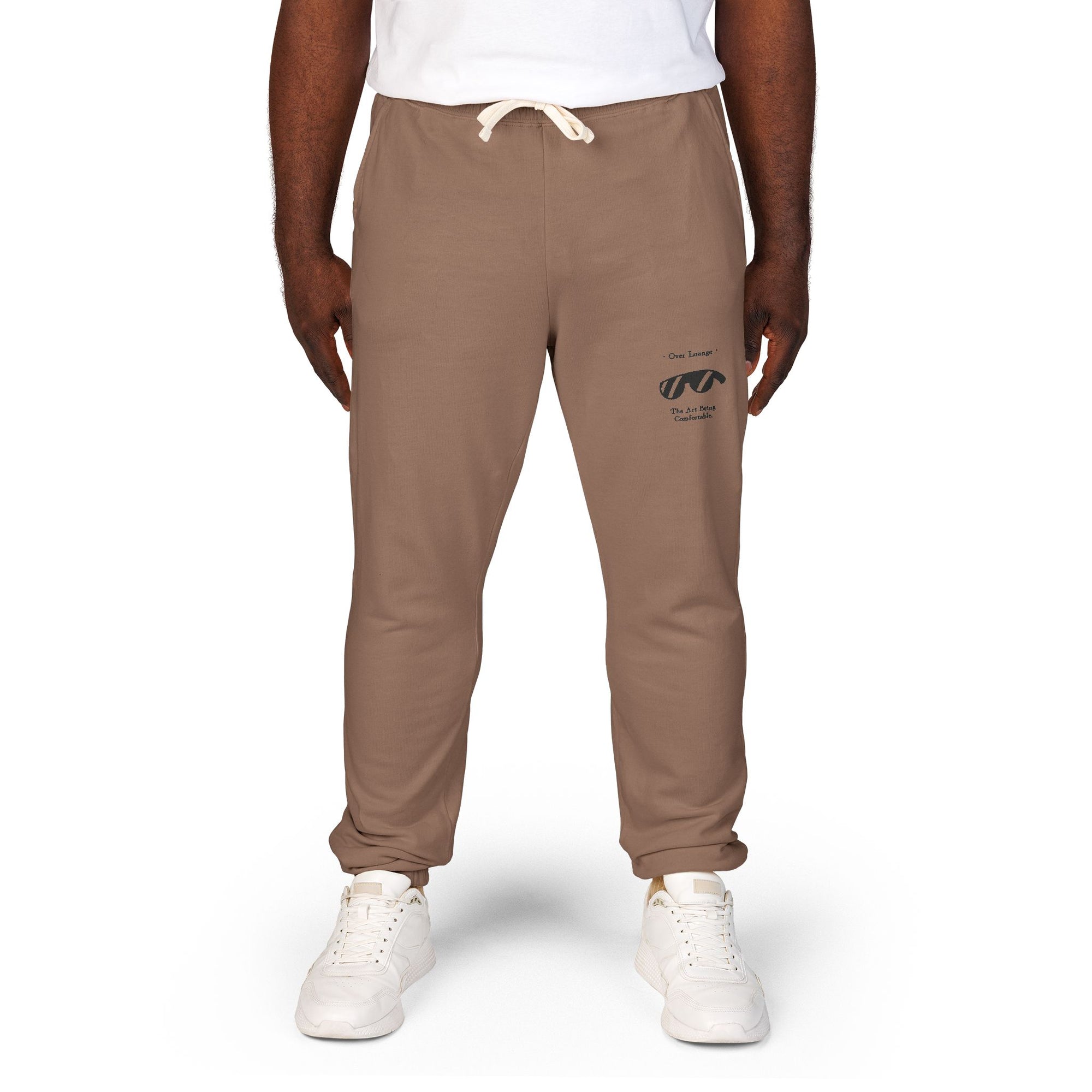 Over Lounge Logo Graphic Cozy Lounge Joggers