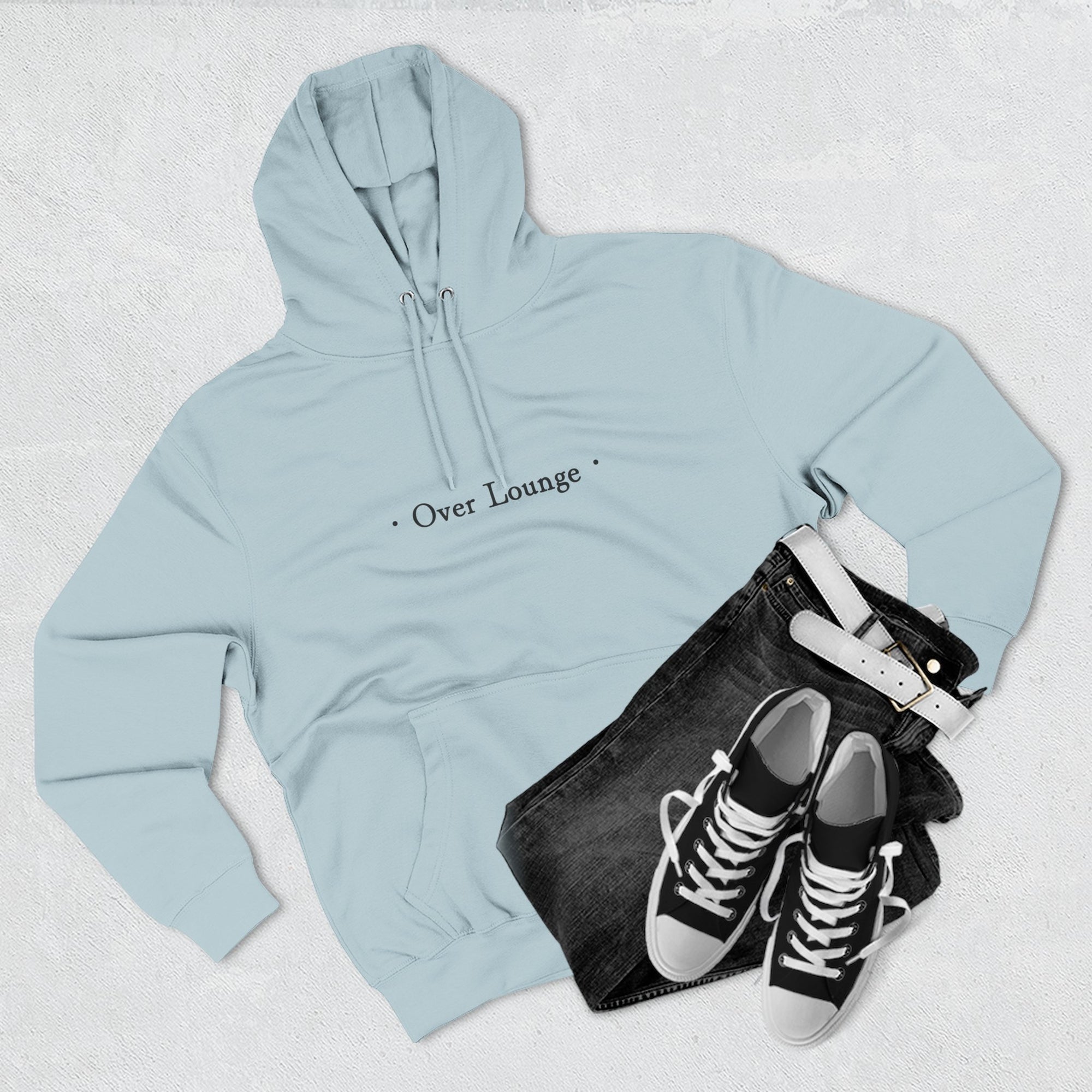 Over Lounge Logo Fleece Hoodie