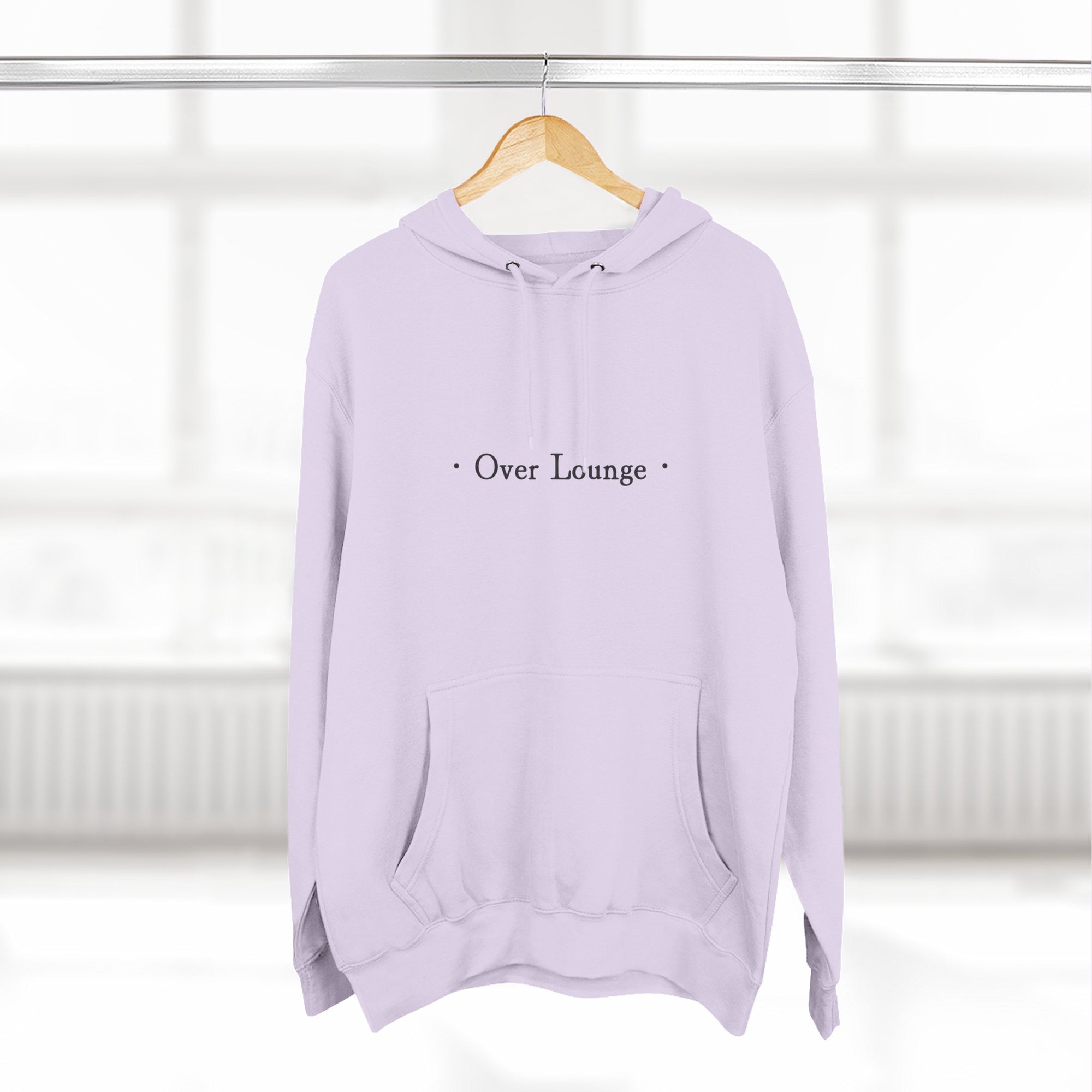 Over Lounge Logo Fleece Hoodie