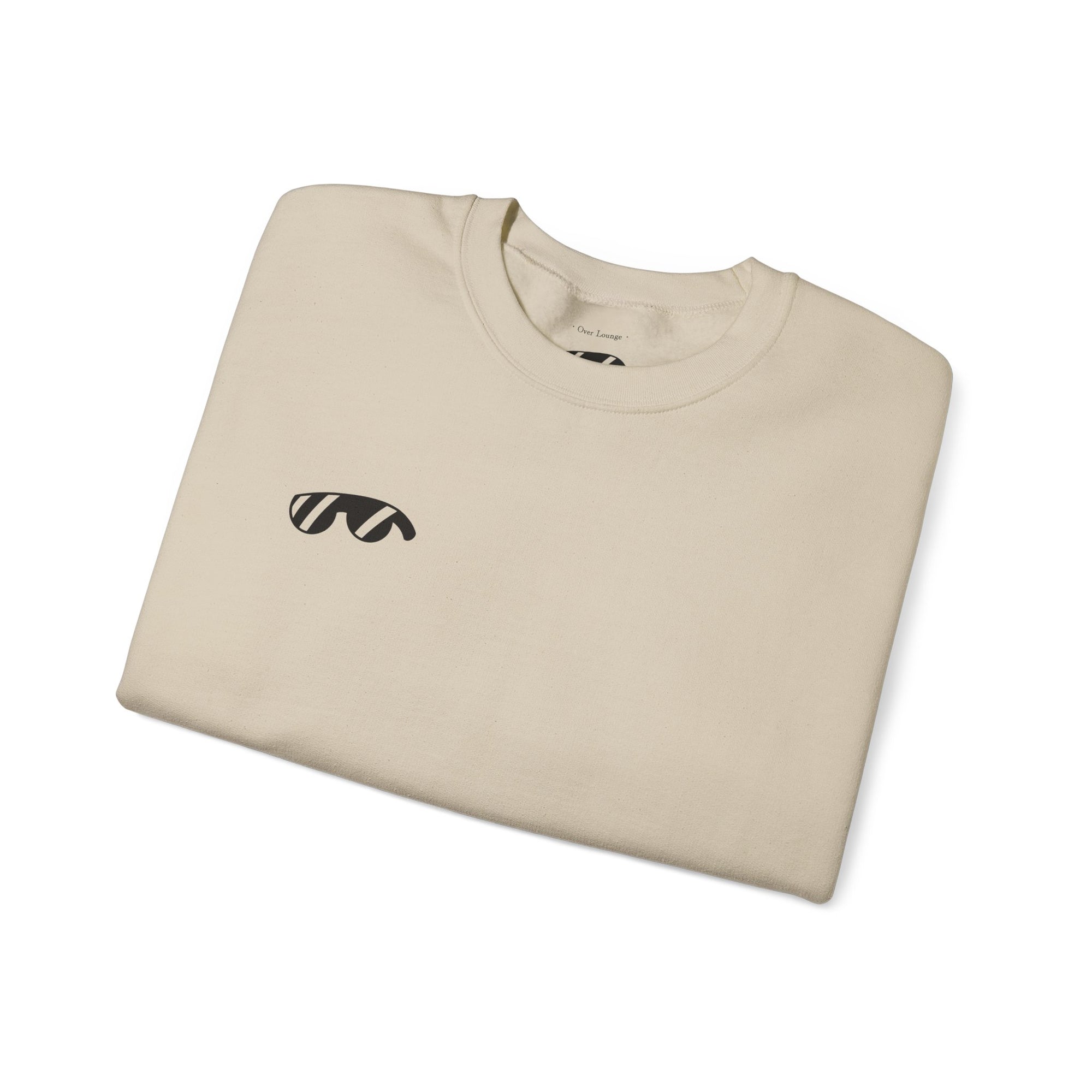 Minimalist 'Over Lounge' Crewneck Sweatshirt
