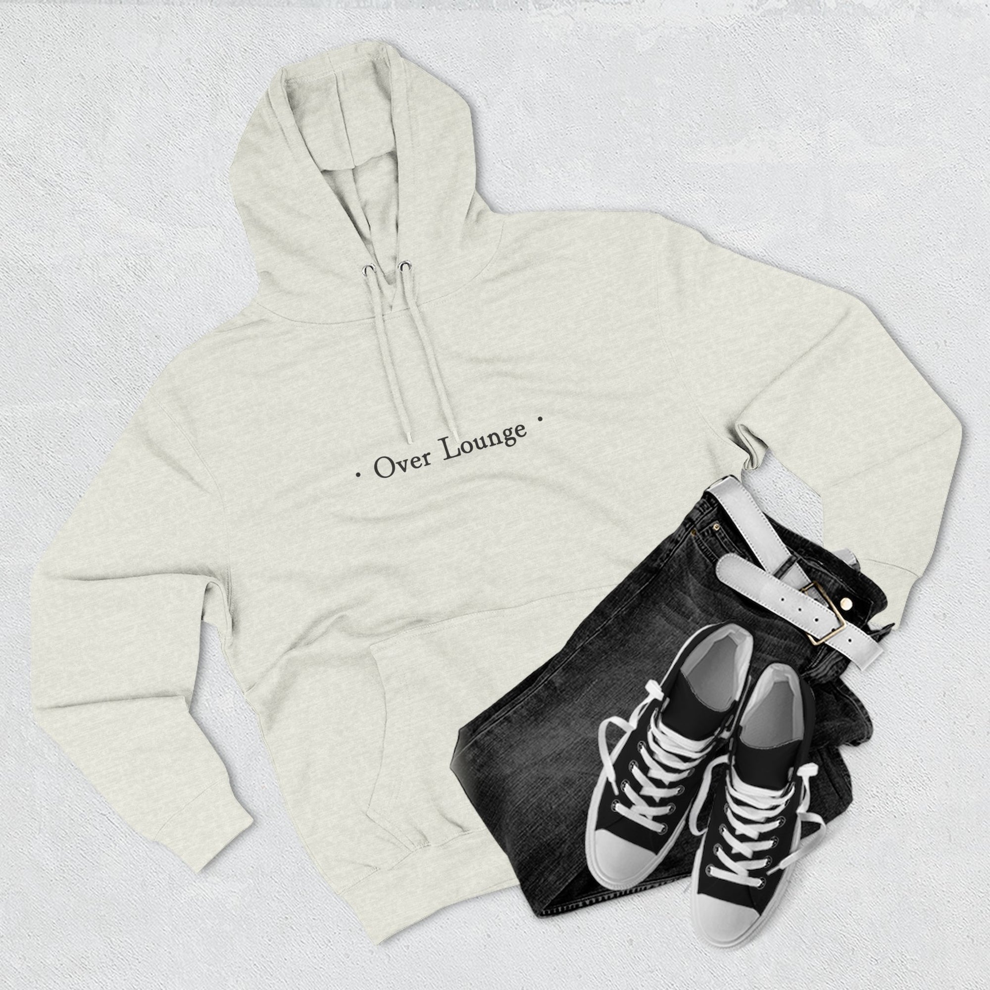 Over Lounge Logo Fleece Hoodie