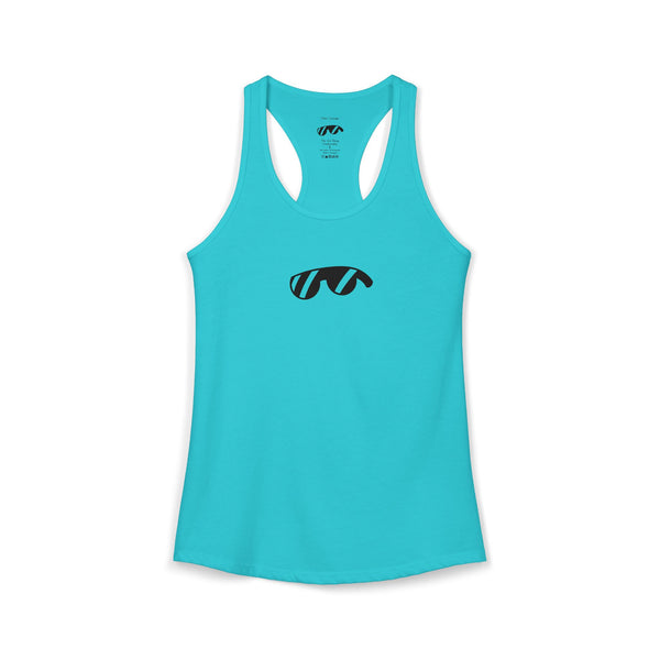 Women's Ideal Racerback Over Lounge Logo Tank