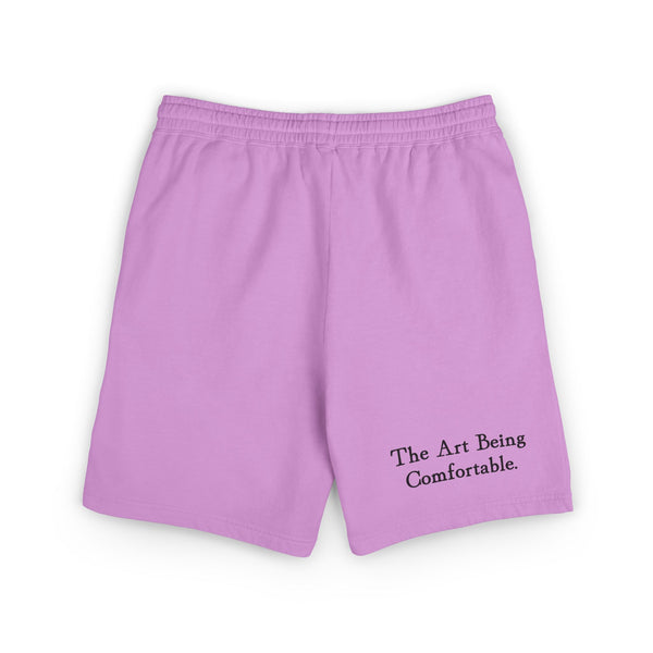Lightweight Fleece Sweat Shorts - "The Art Being Comfortable" Lounge Shorts