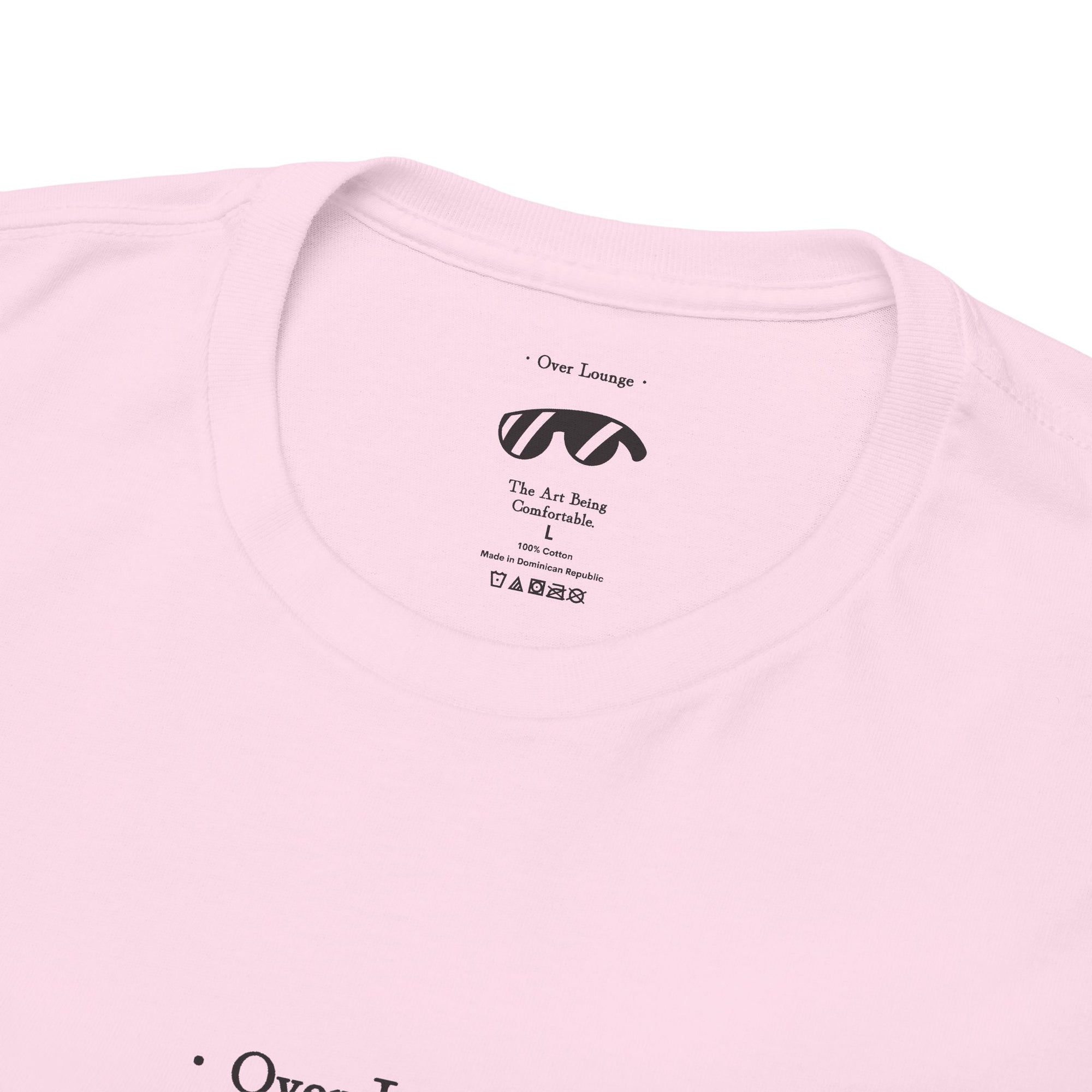 Minimalist "One Lounge" T-Shirt - Unisex White Graphic Tee