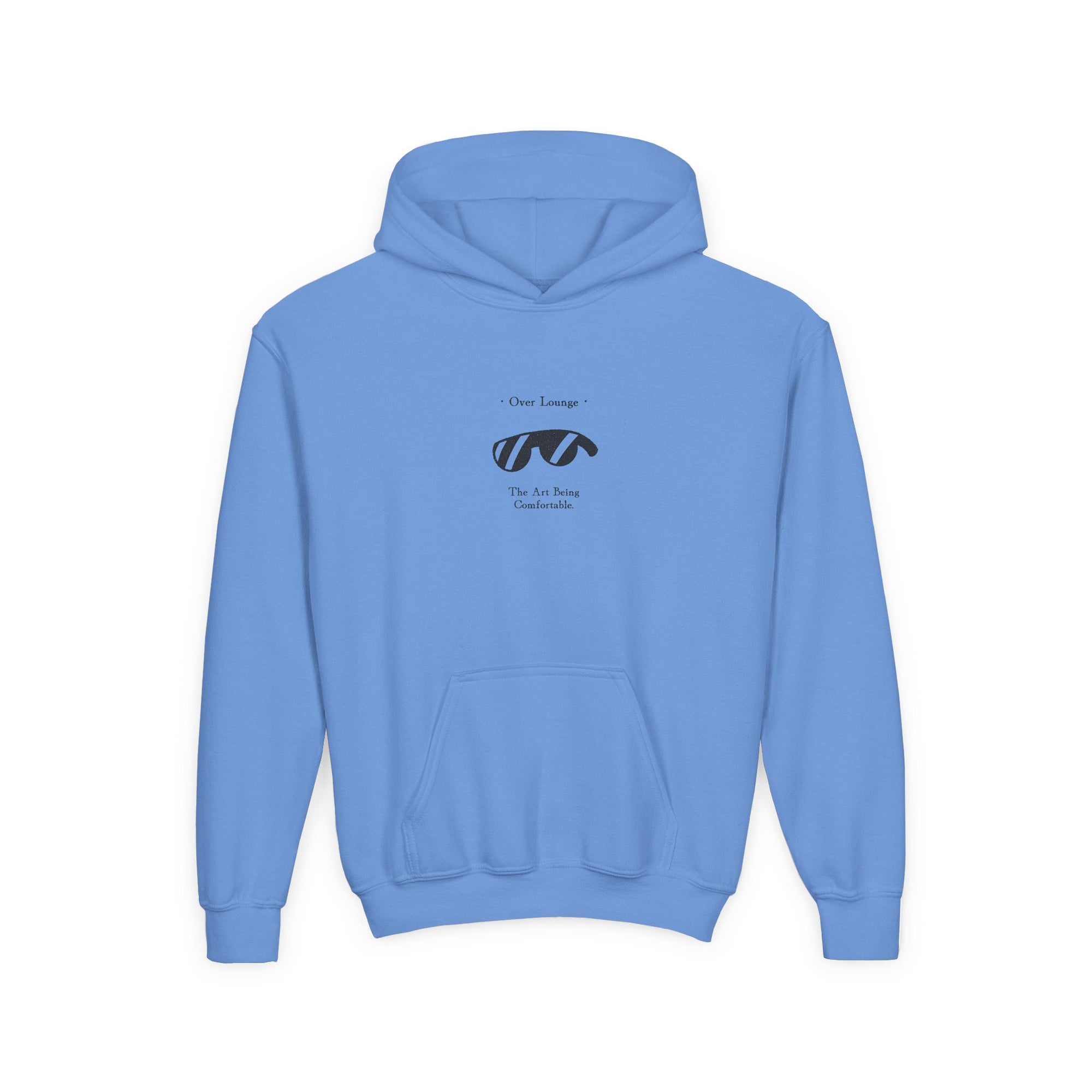 Youth Hoodie - 'Over Lounge' Graphic Kids Pullover