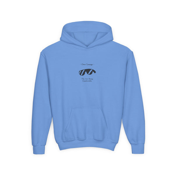 Youth Hoodie - 'Over Lounge' Graphic Kids Pullover