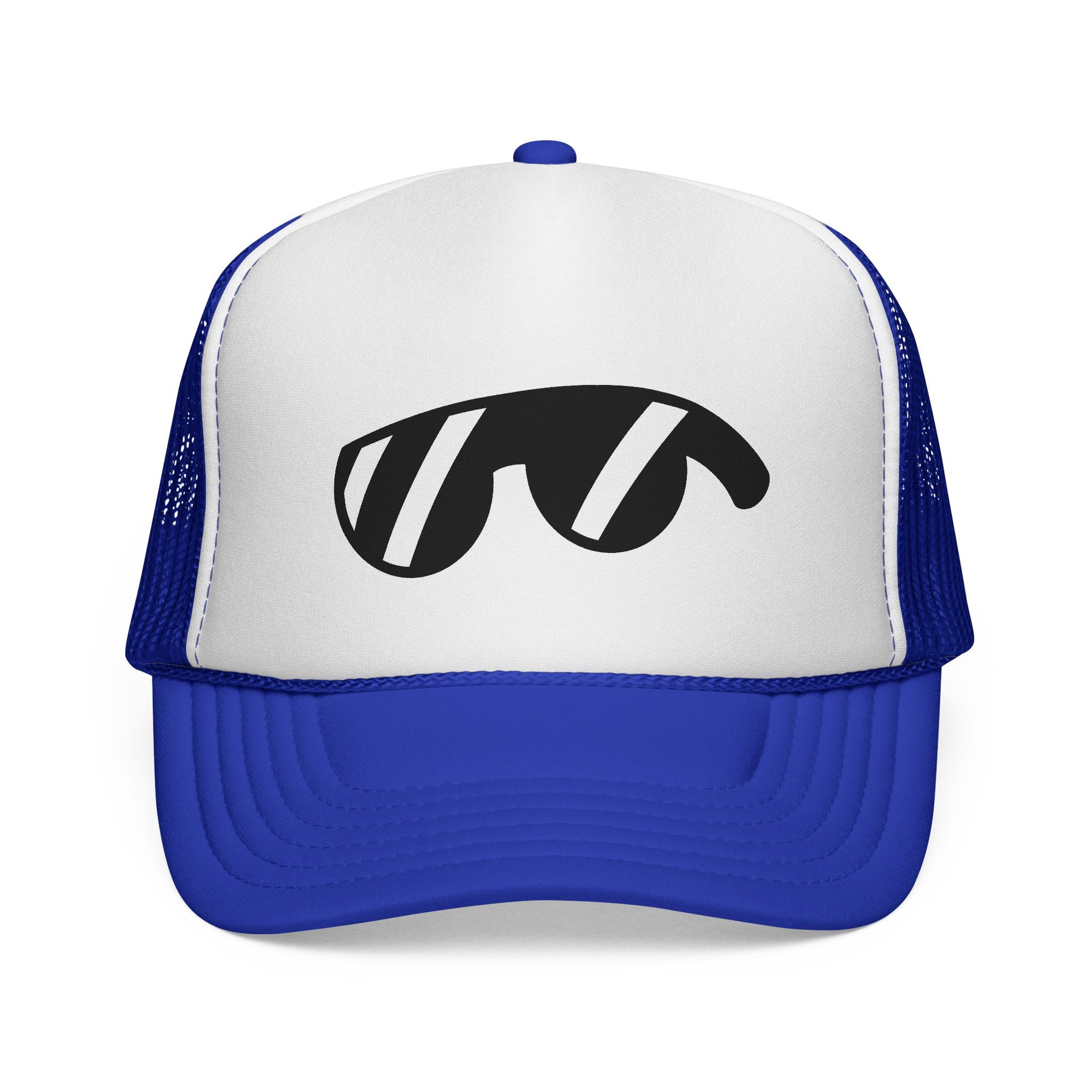 Over Lounge Logo Trucker Cap - Retro Cool Mesh Baseball Hat