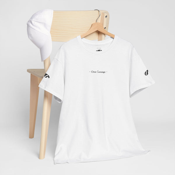 Minimalist "One Lounge" T-Shirt - Unisex White Graphic Tee