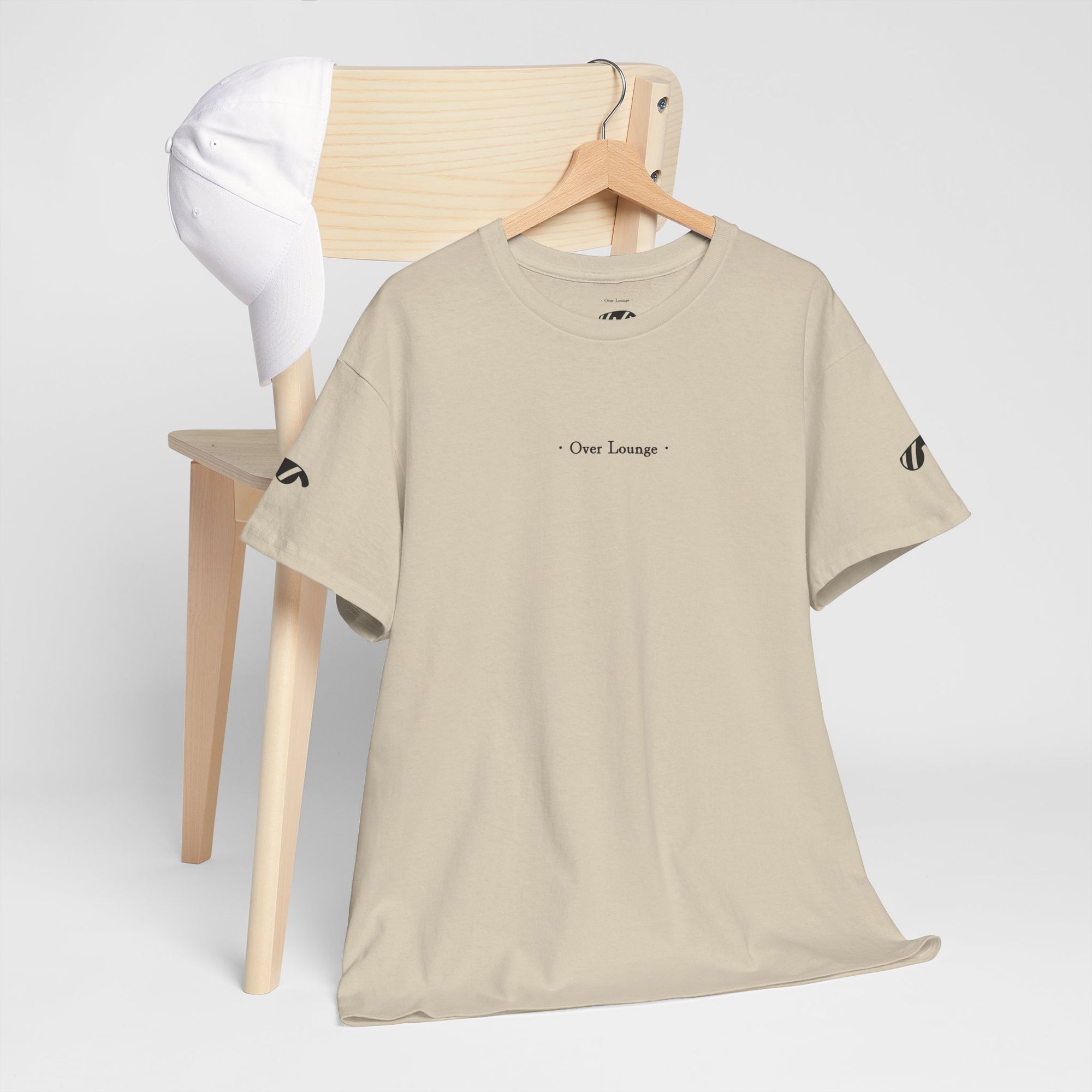 Minimalist "One Lounge" T-Shirt - Unisex White Graphic Tee